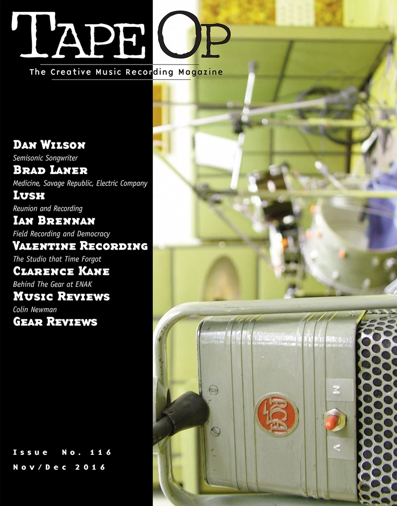 Tape Op Magazine Issue #116 Cover